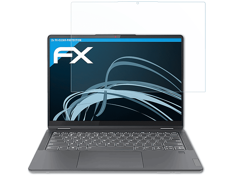 (14 Lenovo Inch)) Flex 5 IdeaPad FX-Clear ATFOLIX 2x Displayschutz(für
