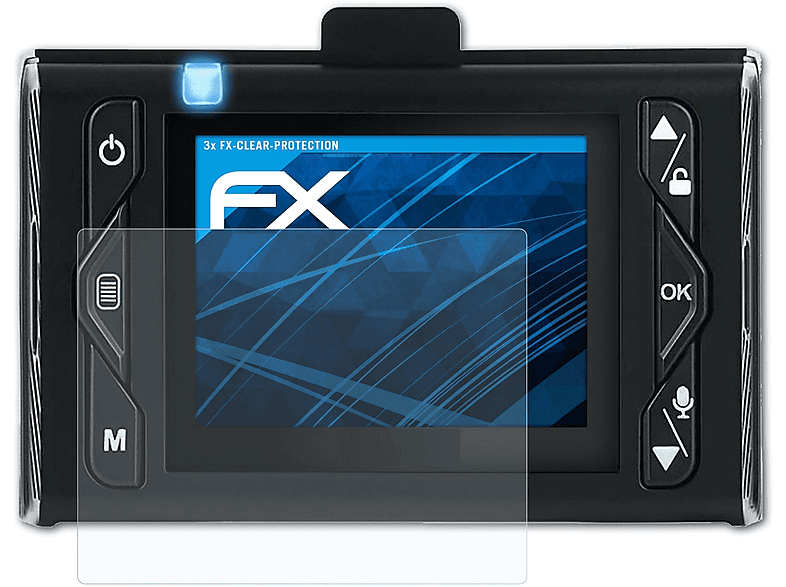 ATFOLIX 3x FX-Clear Displayschutz(für Xblitz Trust)