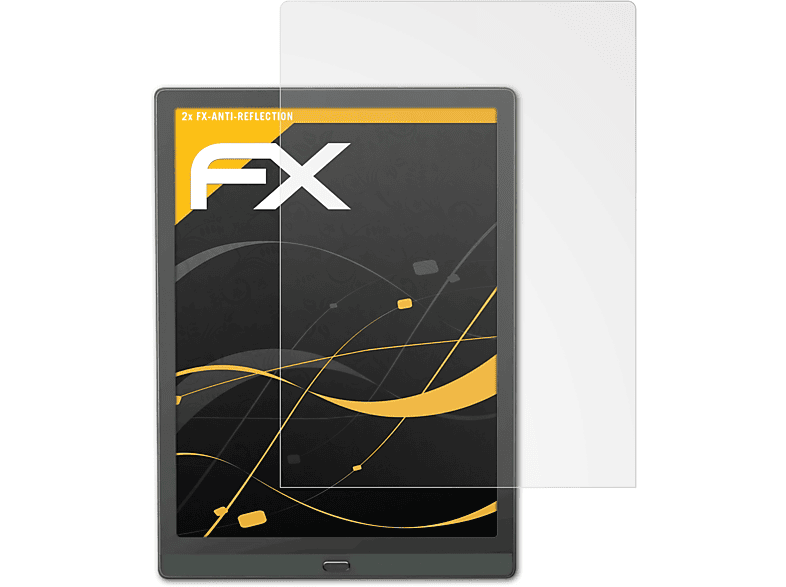ATFOLIX 2x FX-Antireflex Displayschutz(für BOOX Lumi) Pagebox