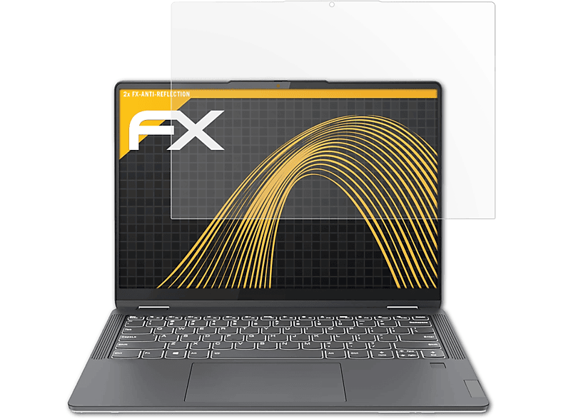 (14 5 IdeaPad Lenovo Displayschutz(für 2x Inch)) Flex ATFOLIX FX-Antireflex