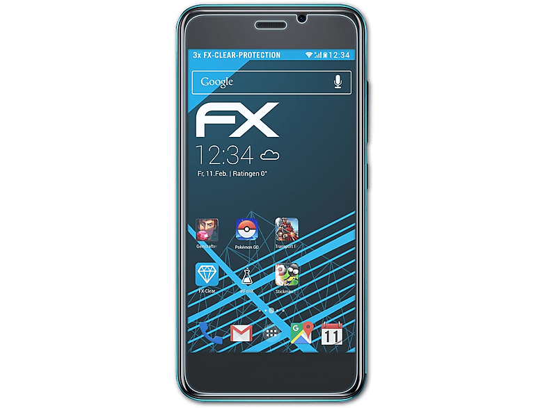 ATFOLIX 3x FX-Clear Displayschutz(für Cubot J10) | Displayschutzfolien & Gläser