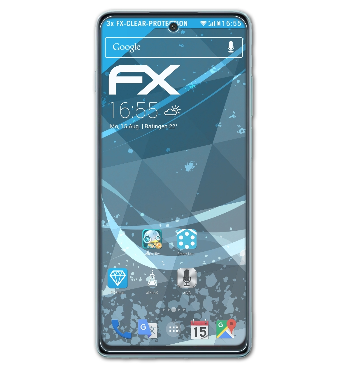 ATFOLIX 3x FX-Clear Displayschutz(für Motorola Edge S30)