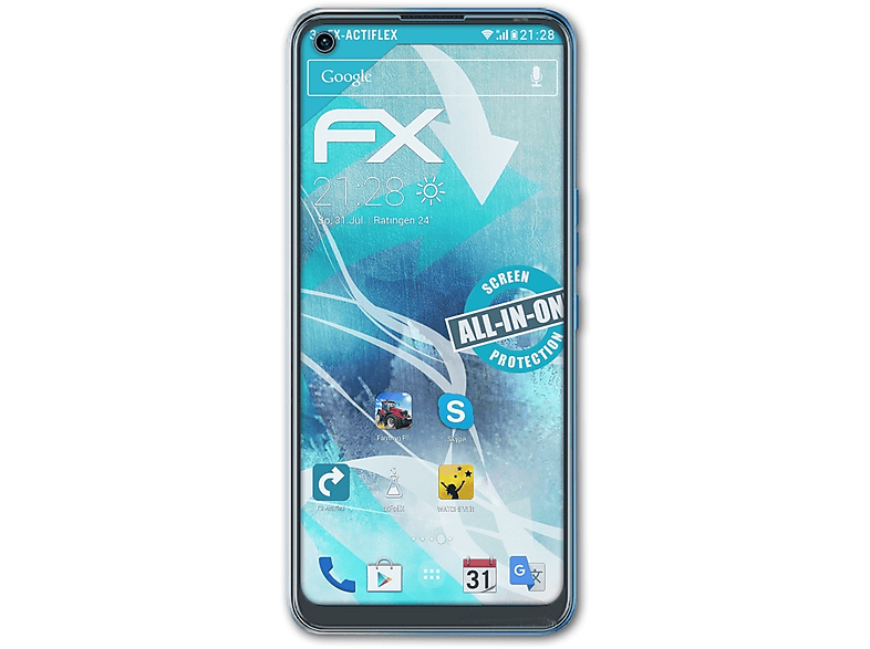 ATFOLIX 3x FX-ActiFleX Displayschutz(für Tecno Camon 18i)