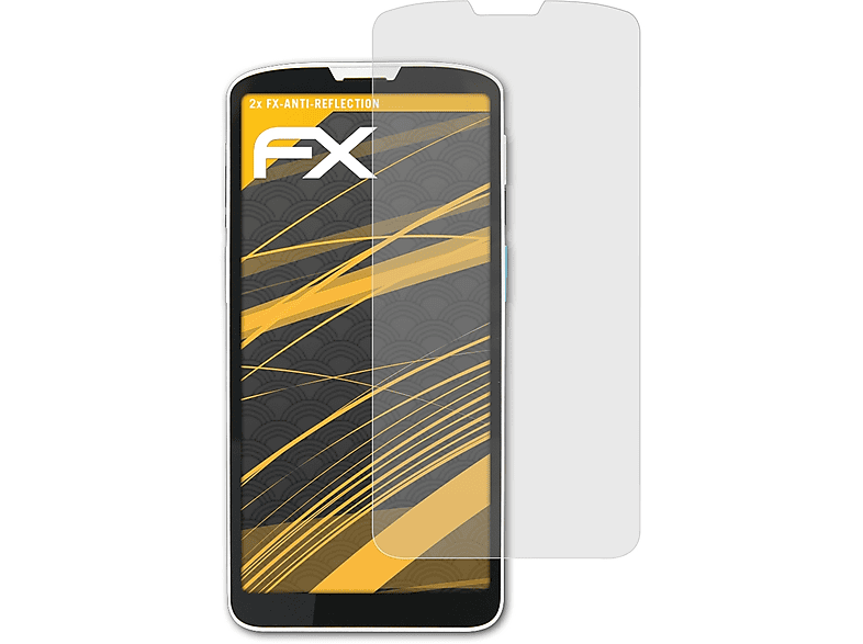 ATFOLIX 2x FX-Antireflex Displayschutz(für Unitech EA630HC)