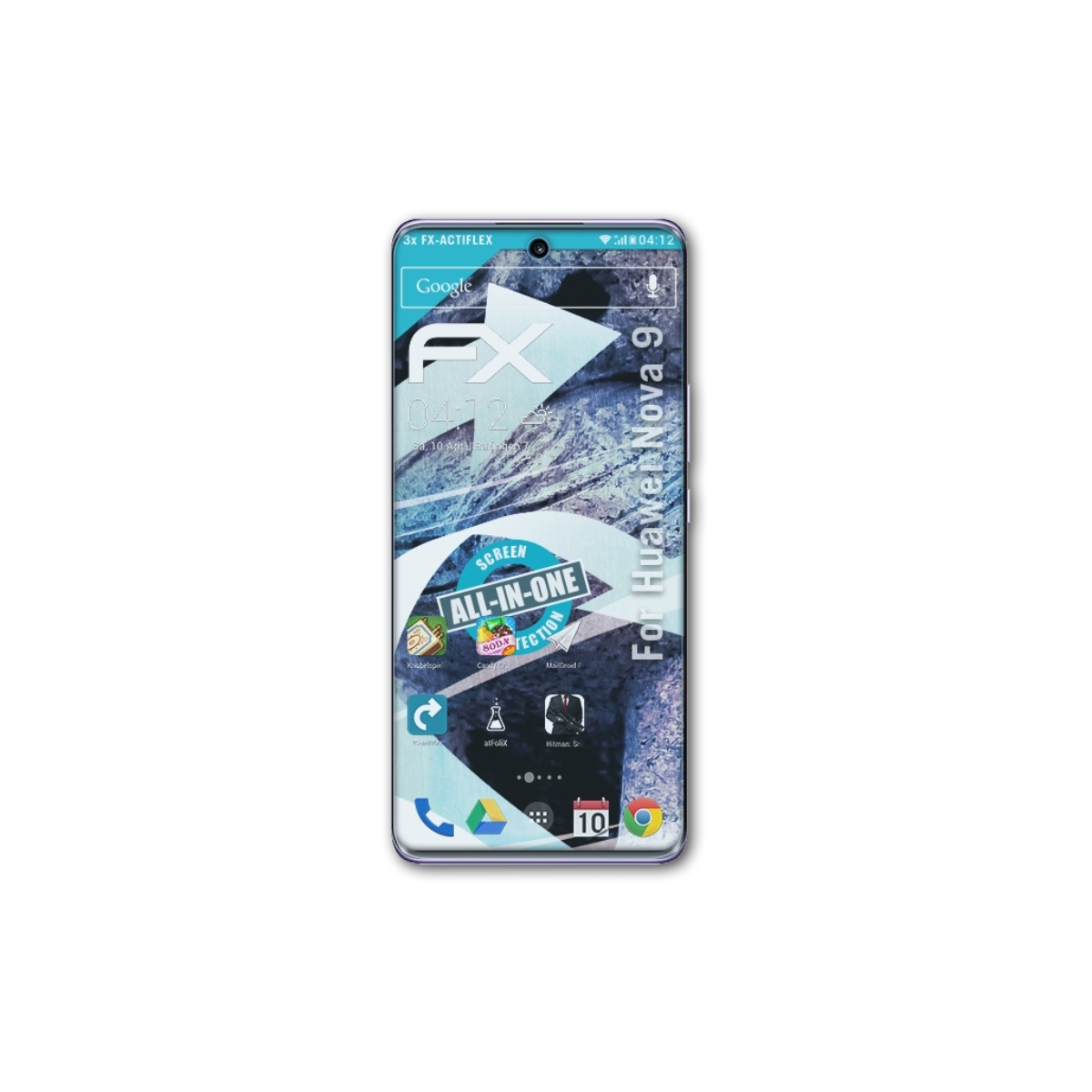 Huawei Nova 9) FX-ActiFleX 3x ATFOLIX Displayschutz(für