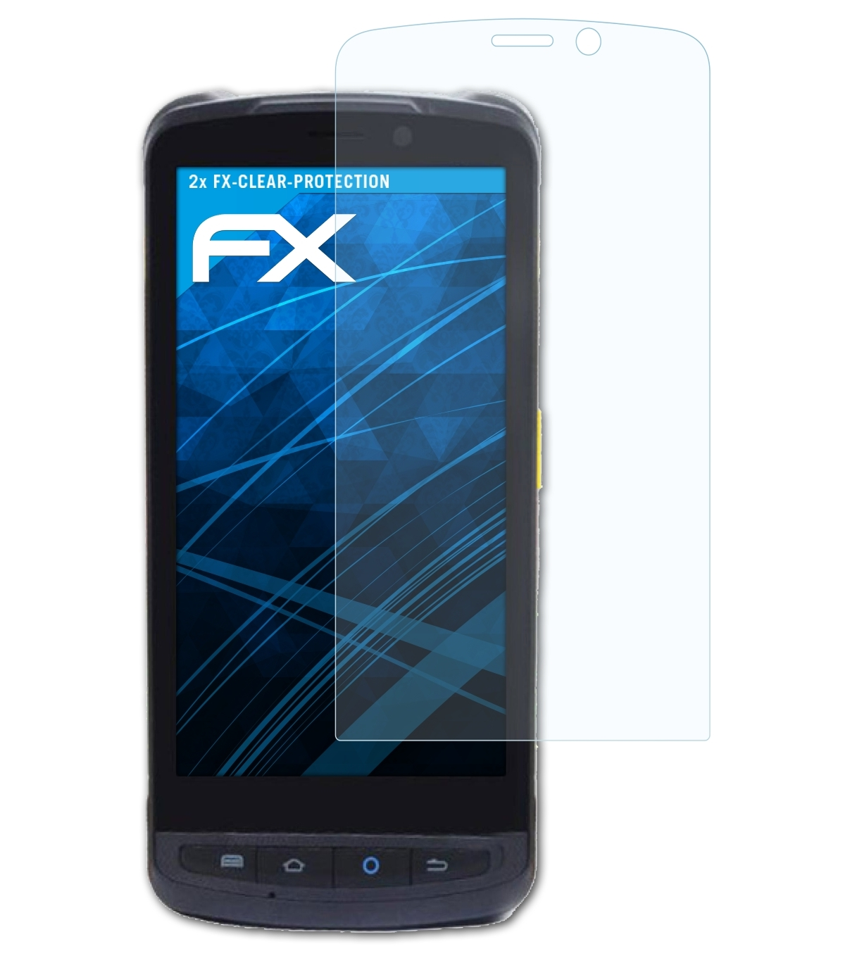 ATFOLIX 2x FX-Clear Displayschutz(für MT90 Orca Pro) Newland