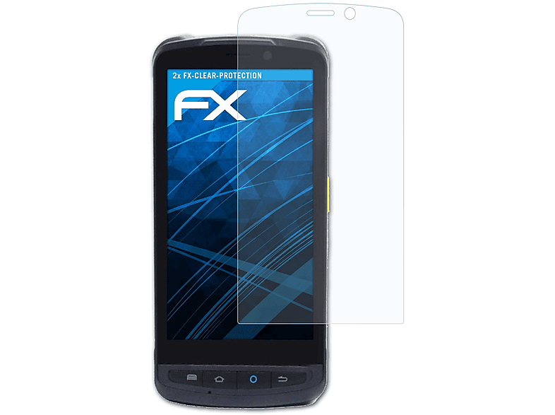 ATFOLIX 2x FX-Clear Displayschutz(für MT90 Orca Pro) Newland