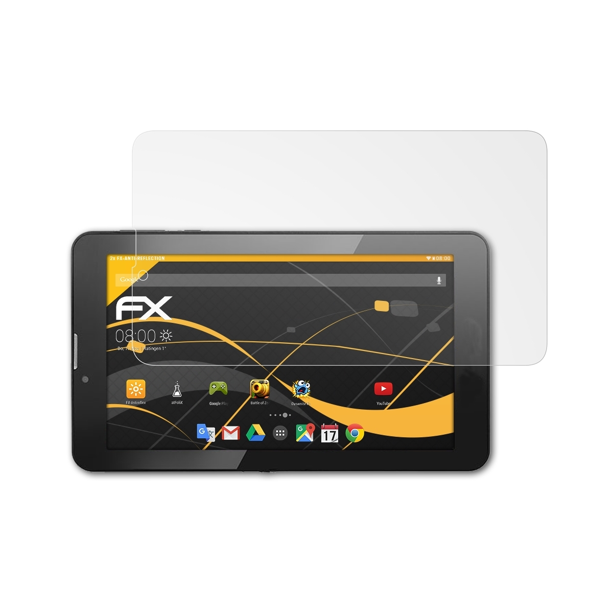 ATFOLIX 2x FX-Antireflex Navitel 3G) Displayschutz(für T700