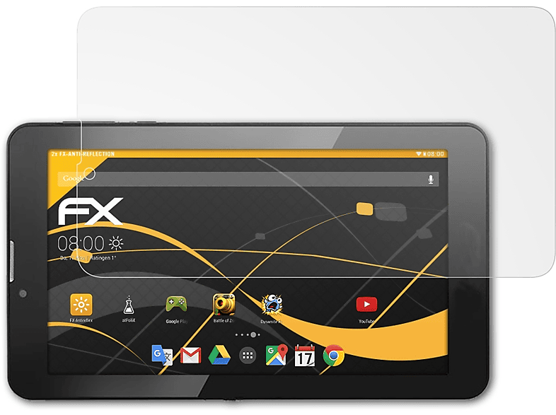 ATFOLIX 2x T700 Navitel 3G) Displayschutz(für FX-Antireflex