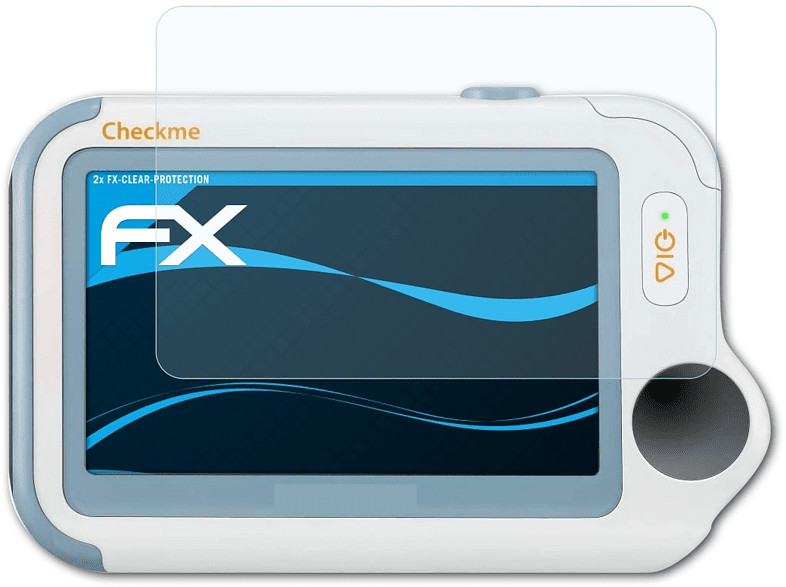 ATFOLIX Checkme Wellue FX-Clear 2x Doctor) Displayschutz(für