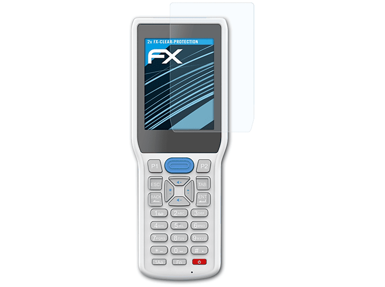 ATFOLIX 2x FX-Clear Displayschutz(für Urovo ET28)