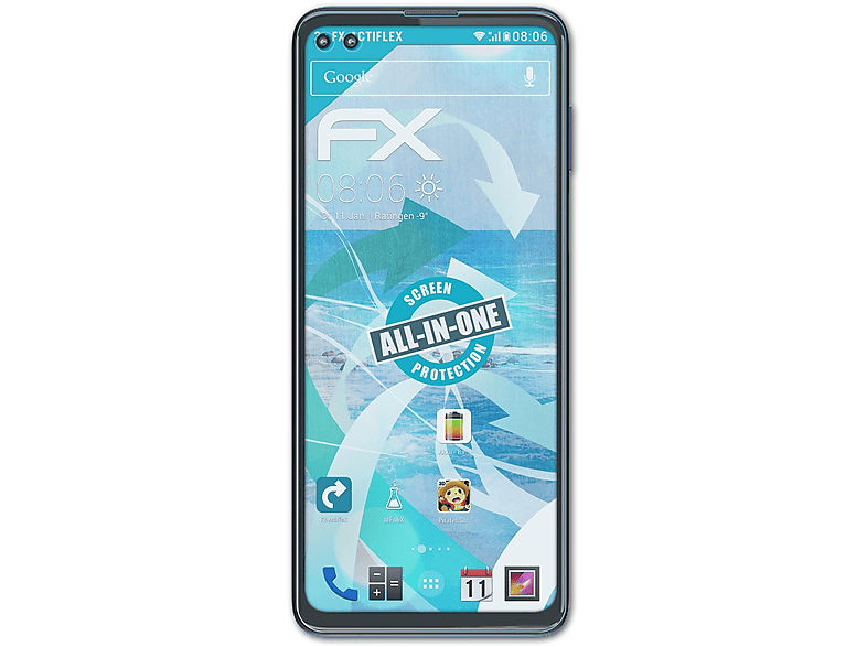 ATFOLIX 3x FX-ActiFleX Displayschutz(für One 5G) Motorola