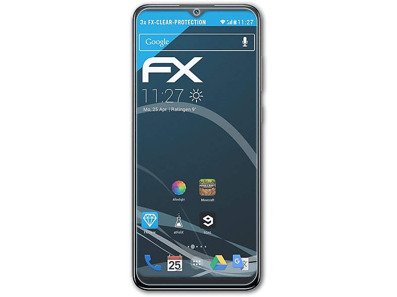 20B) FX-Clear TCL 3x ATFOLIX Displayschutz(für