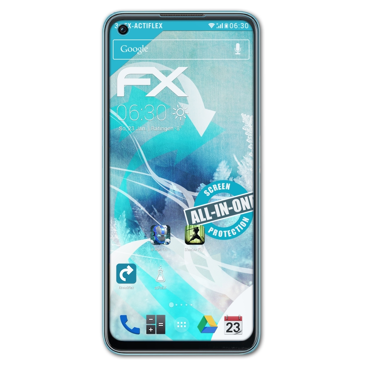 FX-ActiFleX A36) 3x Displayschutz(für Oppo ATFOLIX
