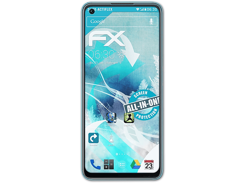 ATFOLIX A36) 3x Oppo FX-ActiFleX Displayschutz(für