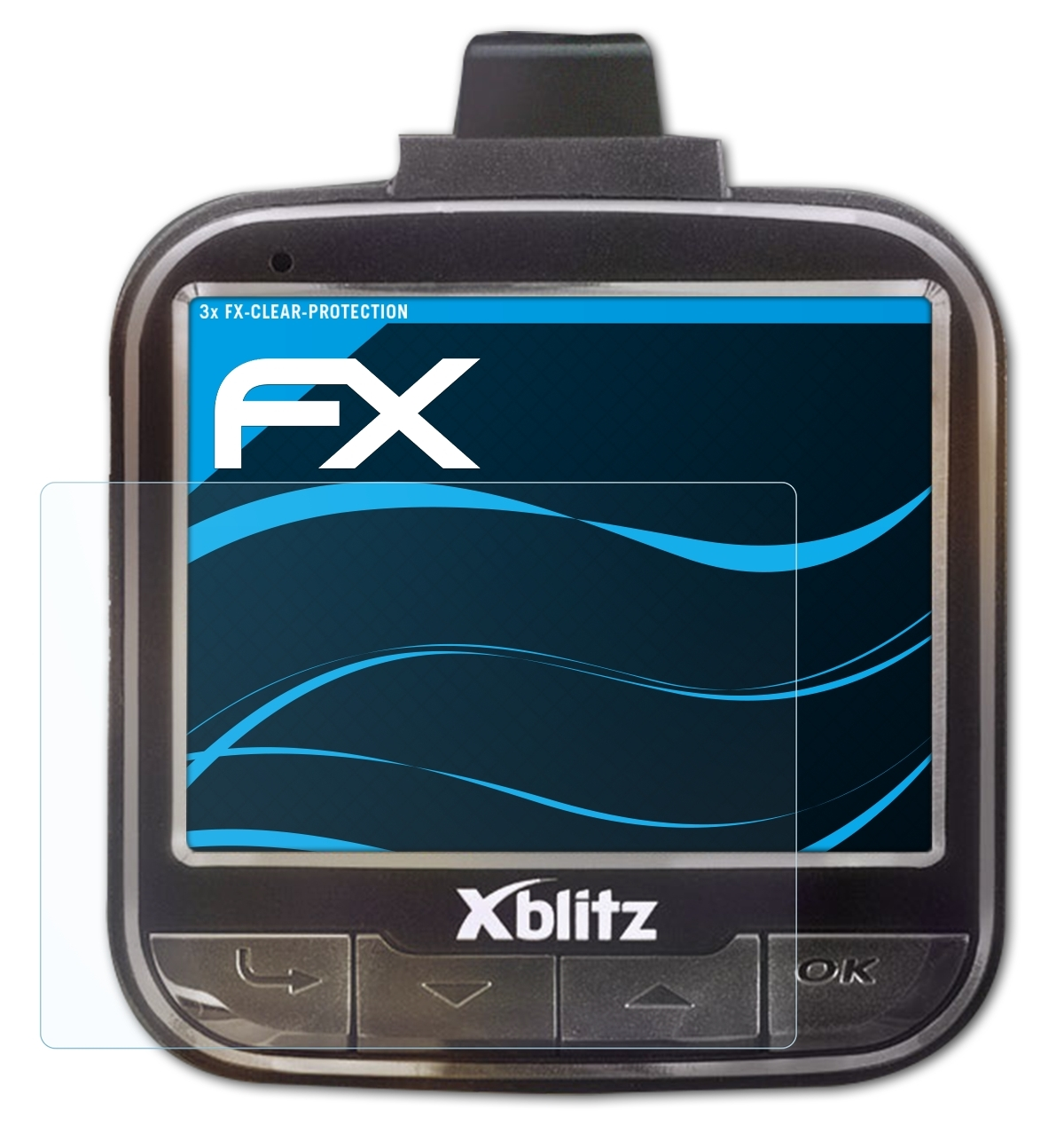 ATFOLIX 3x Go FX-Clear Ride) Displayschutz(für Xblitz