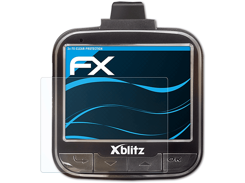 Ride) Displayschutz(für FX-Clear Xblitz ATFOLIX 3x Go