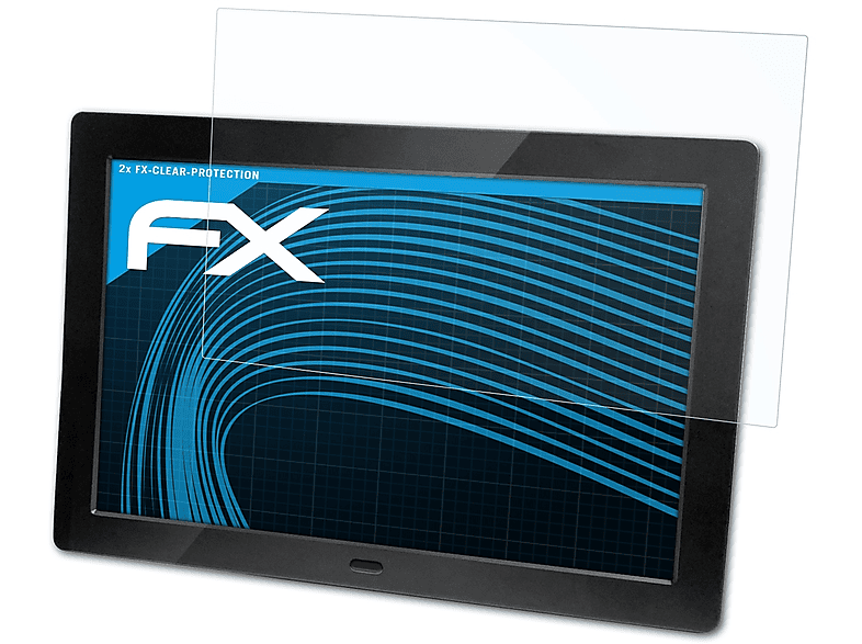 ATFOLIX 2x FX-Clear Displayschutz(für Sencor SDF 874 B)