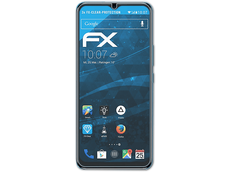 ATFOLIX 3x Smart Infinix 6) Displayschutz(für FX-Clear