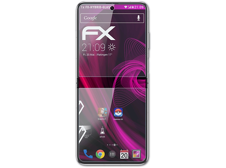 ATFOLIX FX-Hybrid-Glass Schutzglas(für Huawei P50 Pocket) | Displayschutzfolien & Gläser