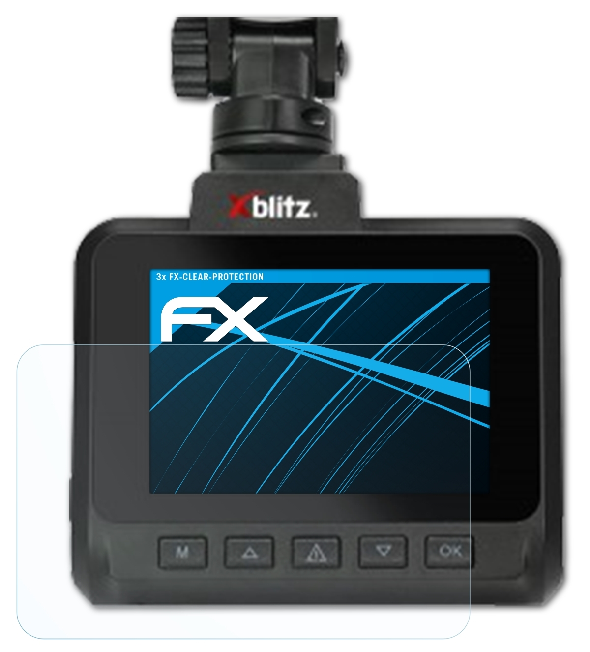 ATFOLIX 3x FX-Clear Displayschutz(für True Xblitz 4K)