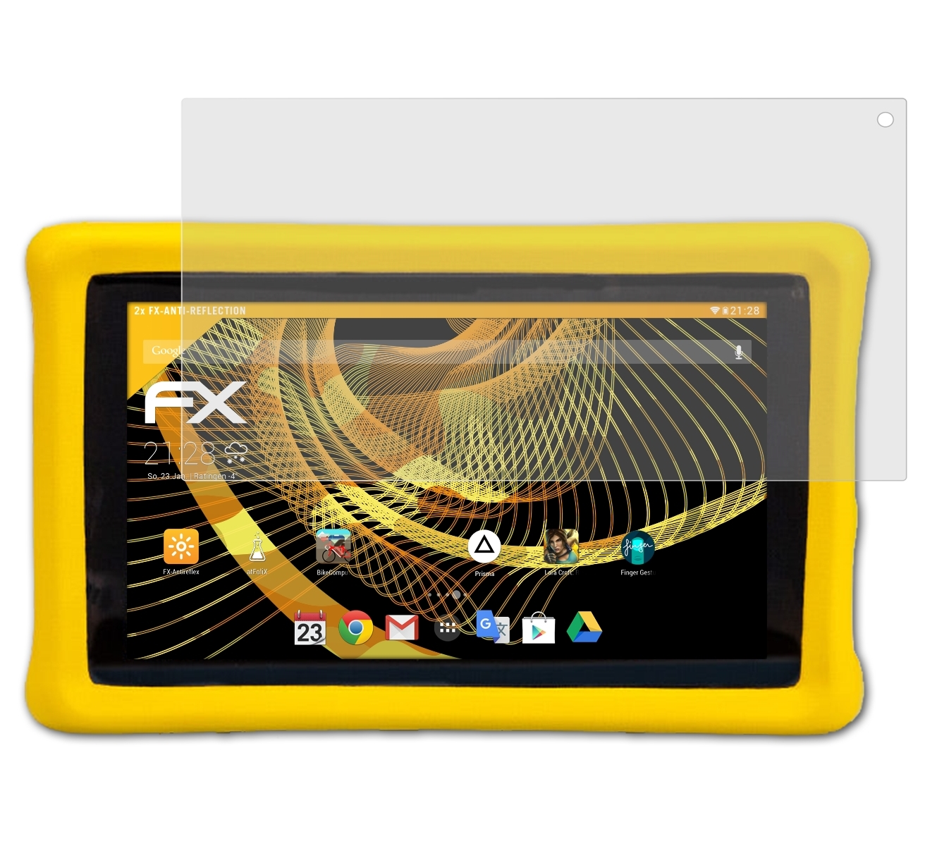 Story Pebble FX-Antireflex Tablet) 2x ATFOLIX Gear 4 Displayschutz(für Toy Kids