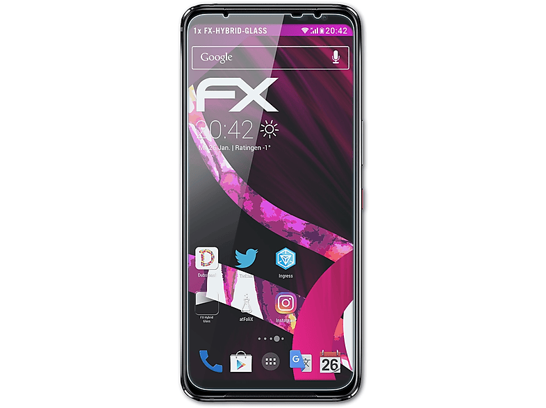 5) Phone ROG ATFOLIX FX-Hybrid-Glass Schutzglas(für Asus