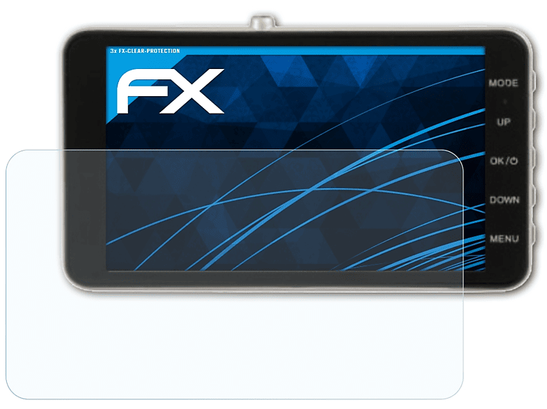 Displayschutz(für MSR900) FX-Clear Navitel ATFOLIX 3x