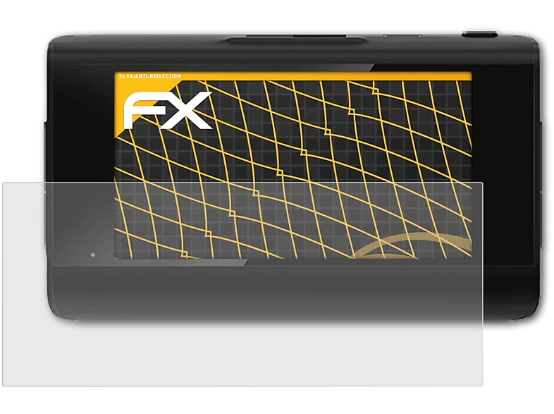 ATFOLIX 3x FX-Antireflex Displayschutz(für Navitel R400)