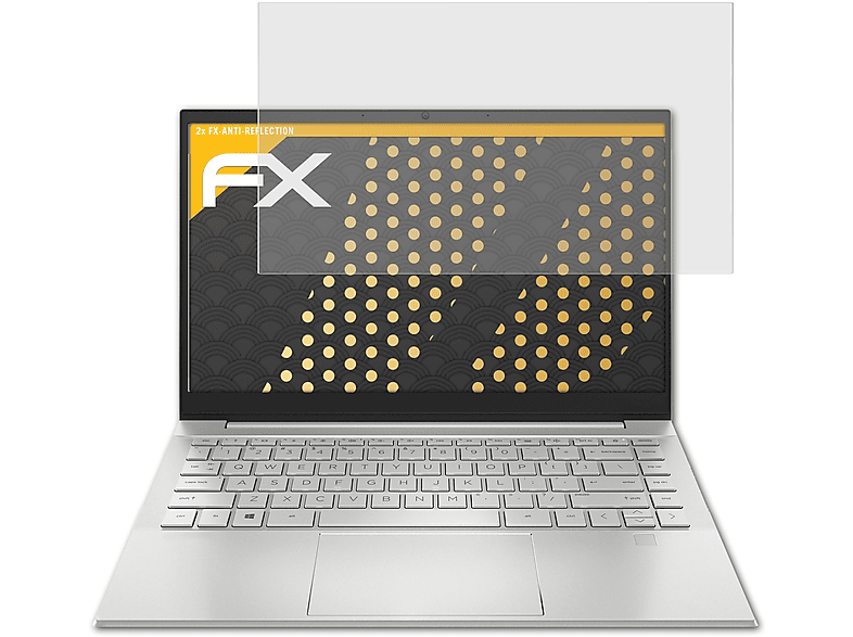 ATFOLIX 2x FX-Antireflex Displayschutz(für HP Pavilion 14-ec0735ng)