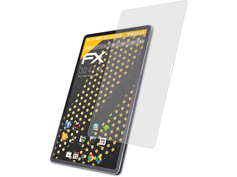 ATFOLIX 2x FX-Antireflex Displayschutz(für Lenovo Pad Pro 11.5 (SD870))