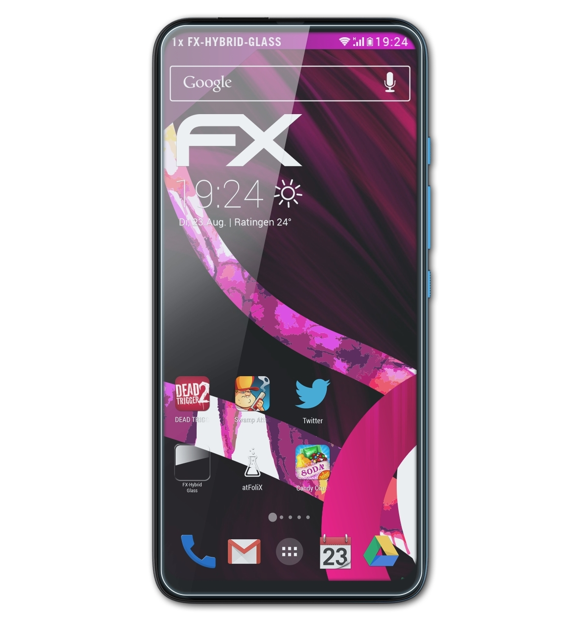 Schutzglas(für Fusion+) Motorola FX-Hybrid-Glass ATFOLIX One