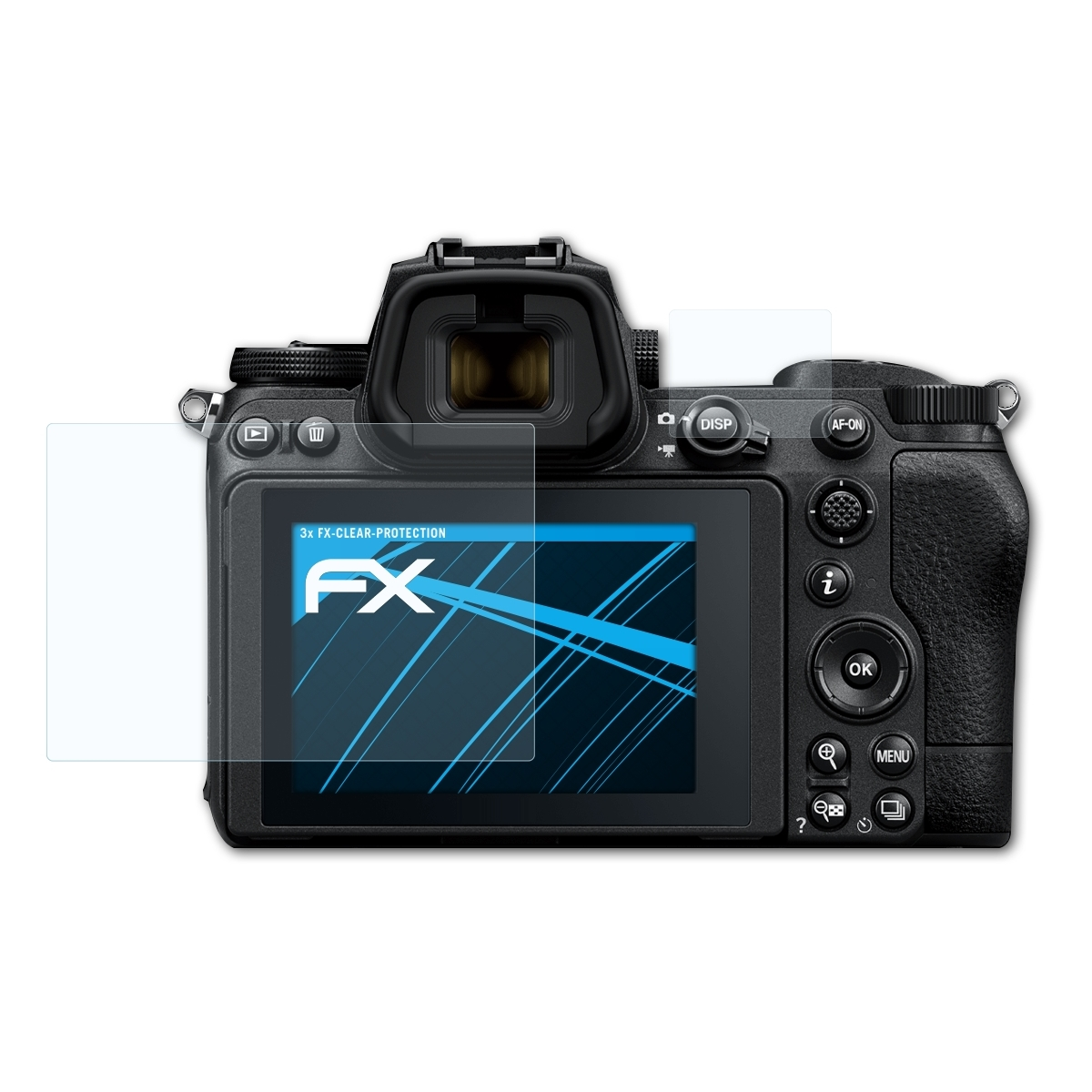 3x 7II) FX-Clear Z ATFOLIX Displayschutz(für Nikon