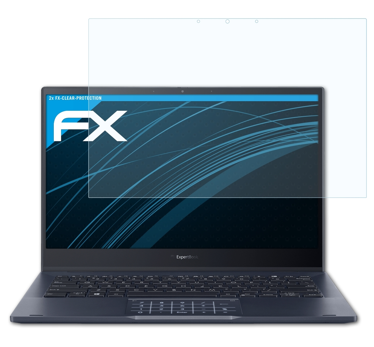 Displayschutz(für Asus ExpertBook Flip) FX-Clear 2x ATFOLIX B5
