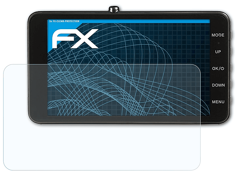 ATFOLIX 3x FX-Clear Displayschutz(für Navitel CR700)