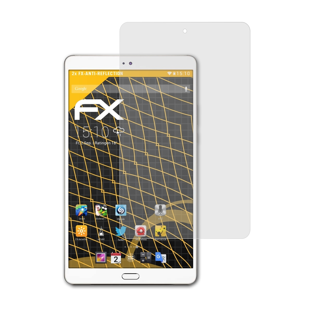 Pro) Displayschutz(für Teclast M89 2x FX-Antireflex ATFOLIX