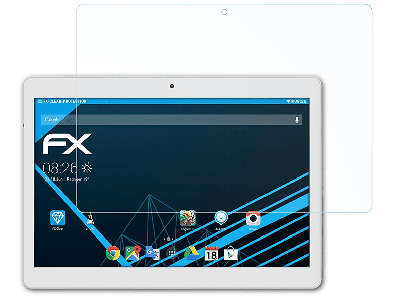 ATFOLIX 2x FX-Clear Displayschutz(für Alldocube M5X Pro)