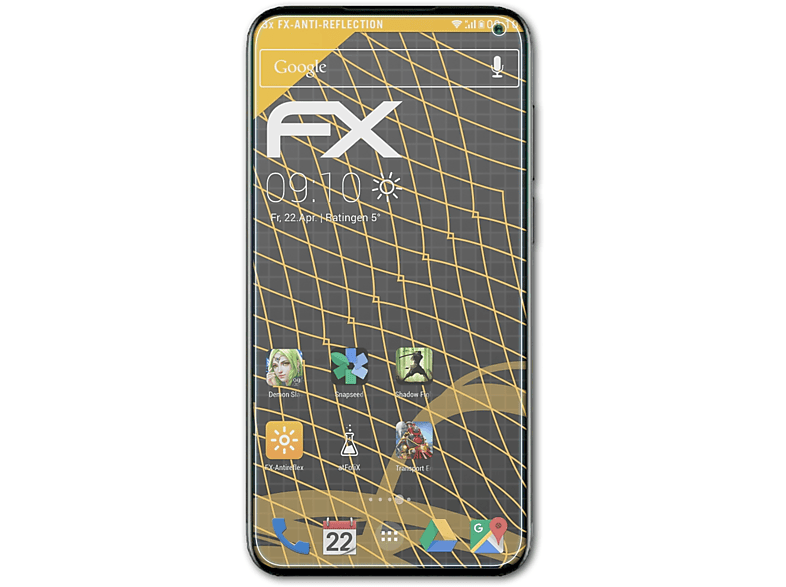 ATFOLIX 3x FX-Antireflex Meizu 17) Displayschutz(für