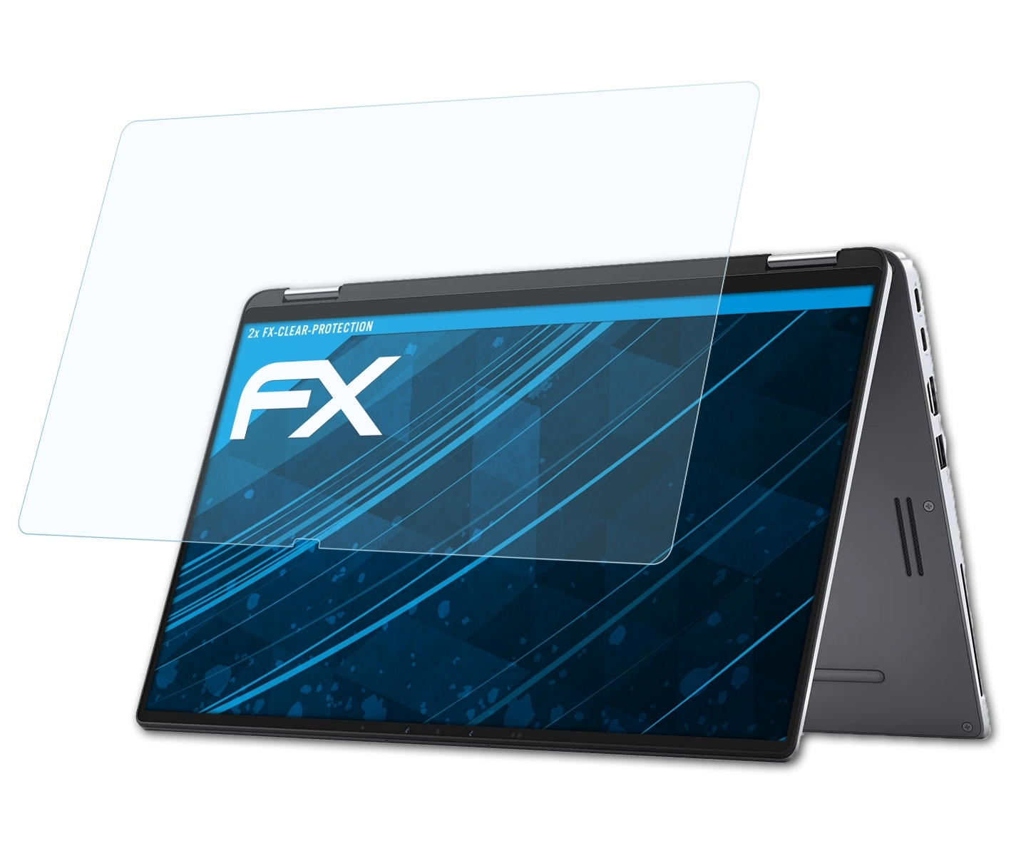 ATFOLIX 2x 9410) FX-Clear Dell Latitude Displayschutz(für
