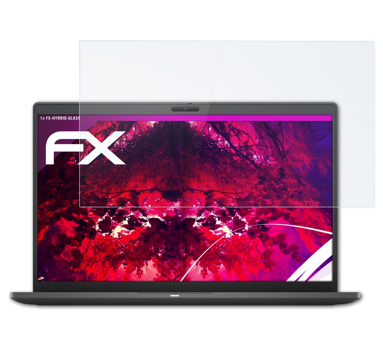 FX-Hybrid-Glass Dell ATFOLIX Schutzglas(für Latitude 7410)