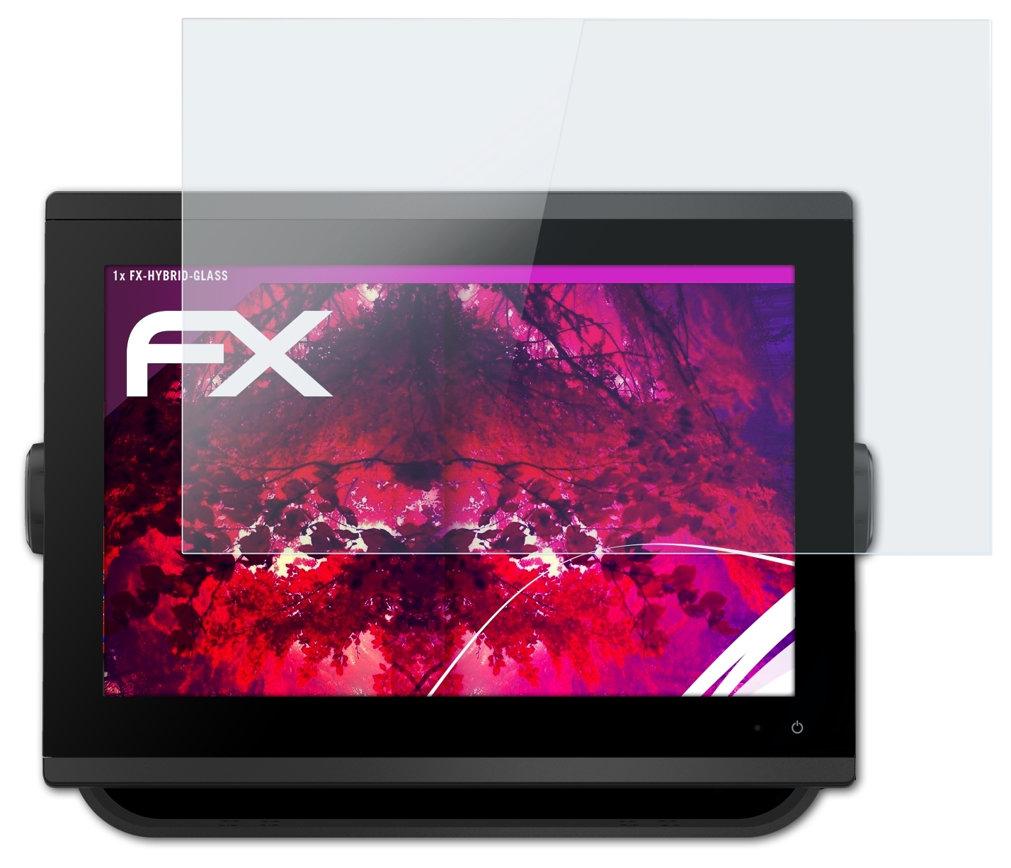 ATFOLIX FX-Hybrid-Glass Schutzglas(für Garmin GPSMap 1223)