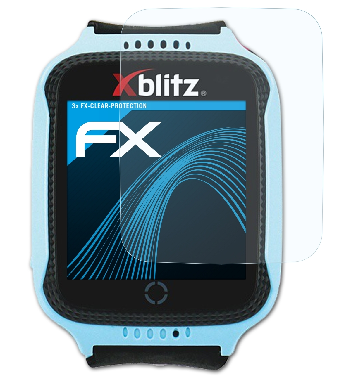 FX-Clear Watch me) Displayschutz(für 3x ATFOLIX Xblitz