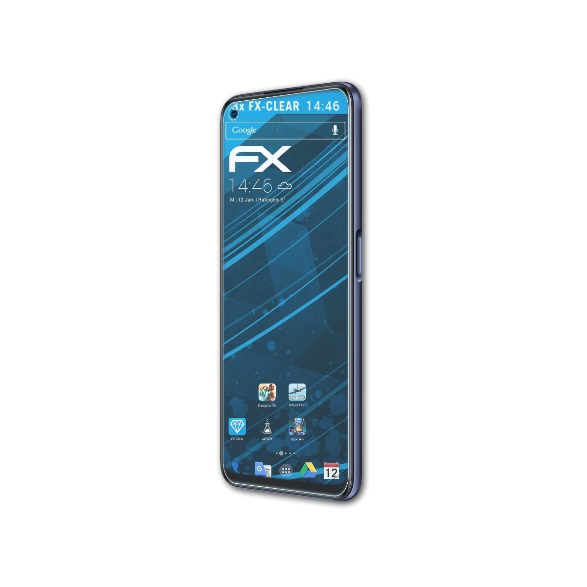 3x FX-Clear Realme ATFOLIX 6s) Displayschutz(für