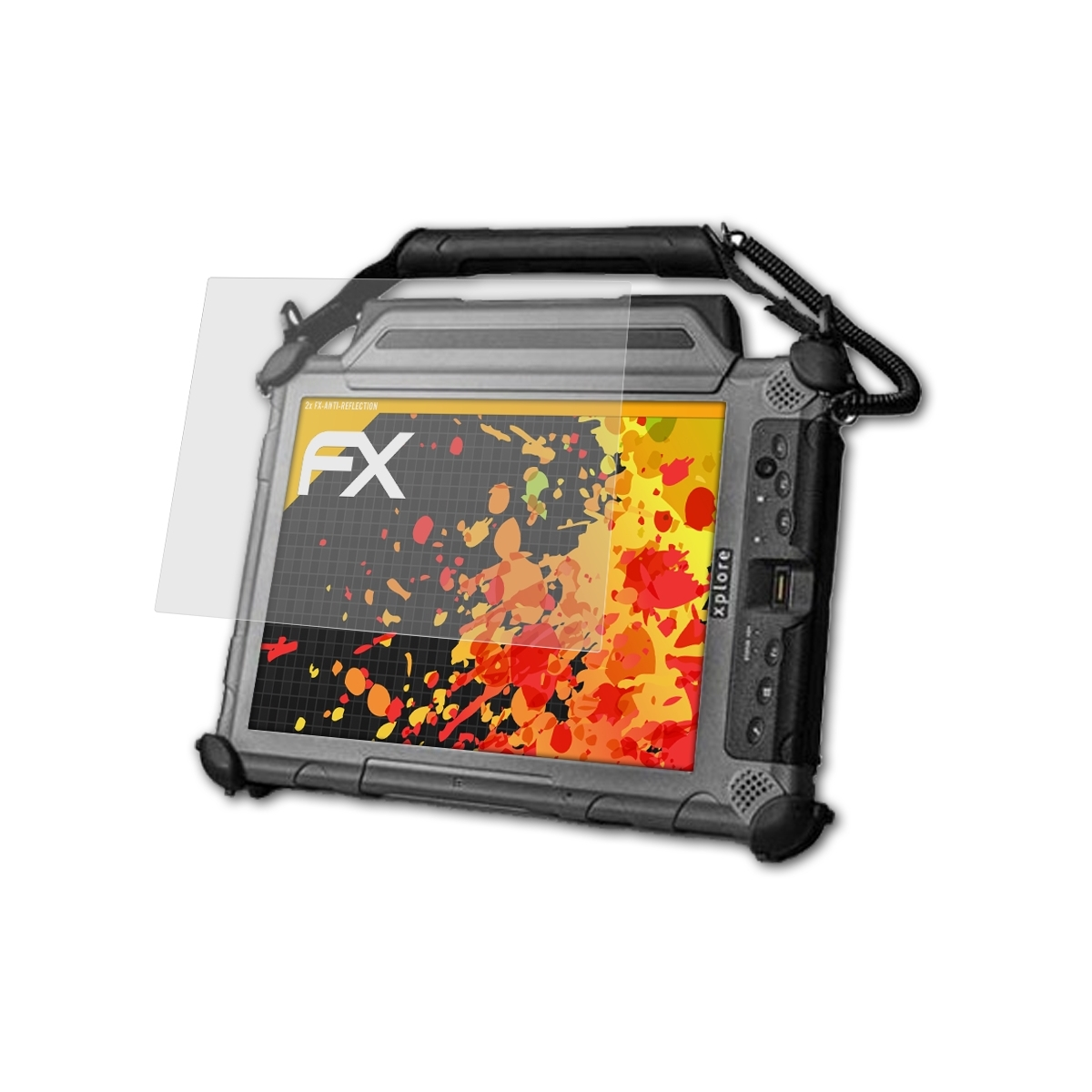 ATFOLIX FX-Antireflex XC6) 2x Zebra Displayschutz(für