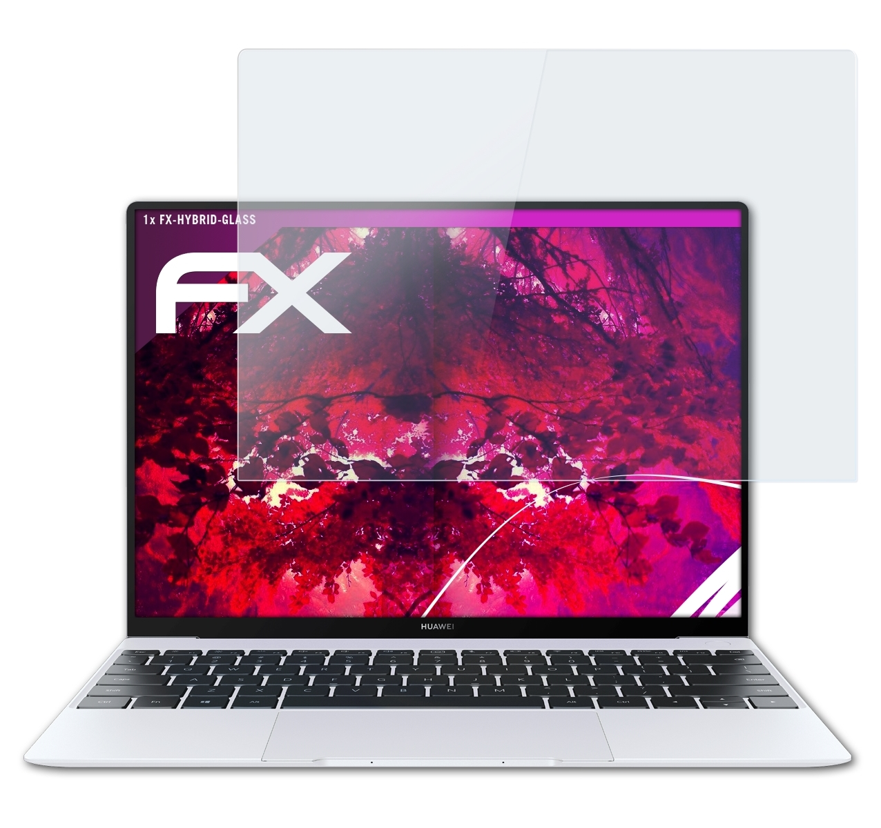 ATFOLIX FX-Hybrid-Glass Schutzglas(für Huawei MateBook X (2020))