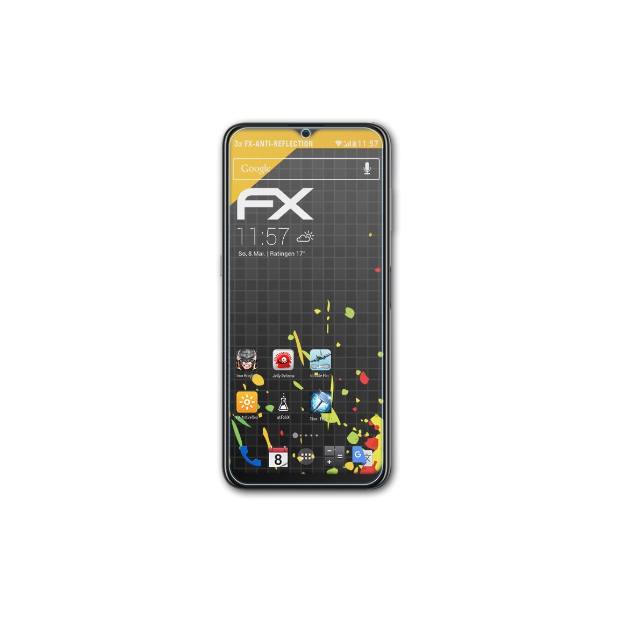Displayschutz(für FX-Antireflex Nokia ATFOLIX 3x G300)