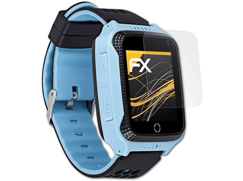 ATFOLIX 3x FX-Antireflex Displayschutz(für JBC Kleiner Abenteurer) | Smartwatch Schutzfolien & Gläser