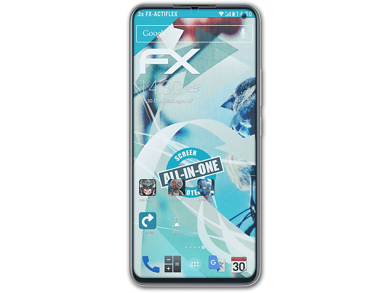ATFOLIX 3x FX-ActiFleX Vivo Displayschutz(für V17)
