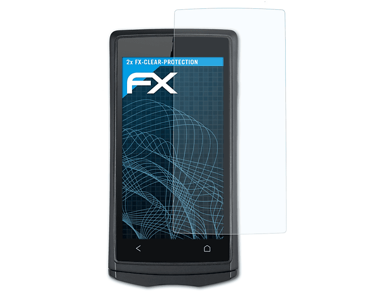ATFOLIX 2x FX-Clear NCR Displayschutz(für Orderman5)