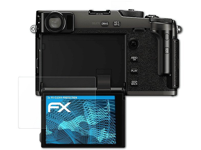 FX-Clear X-Pro3) ATFOLIX Fujifilm Displayschutz(für 3x